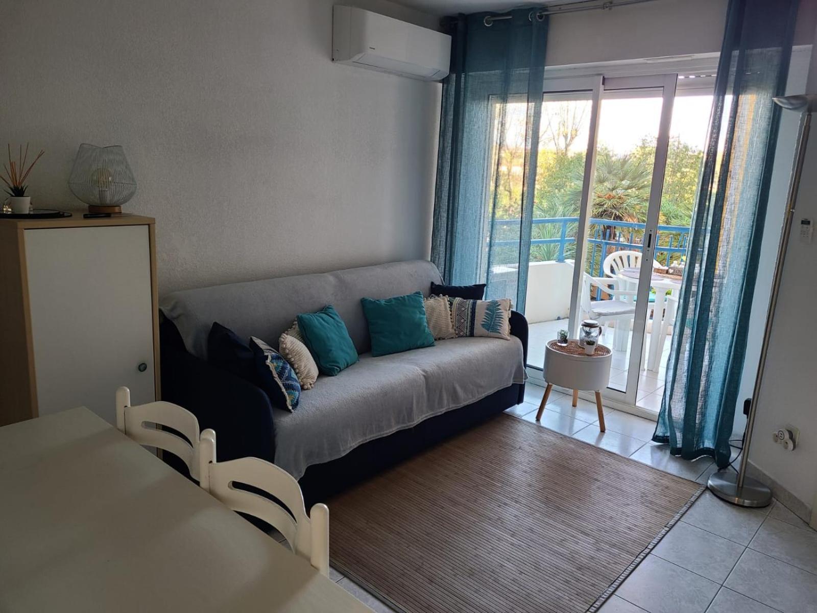 T2 Climatise A 5 Minutes A Pied De La Plage Avec Parking, Piscine Et Wifi Fréjus Kültér fotó